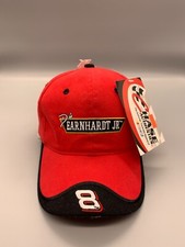 VINTAGE Nascar Hat Cap Strap Back Red Chase Authentics Dale Earnhardt Jr YOUTH