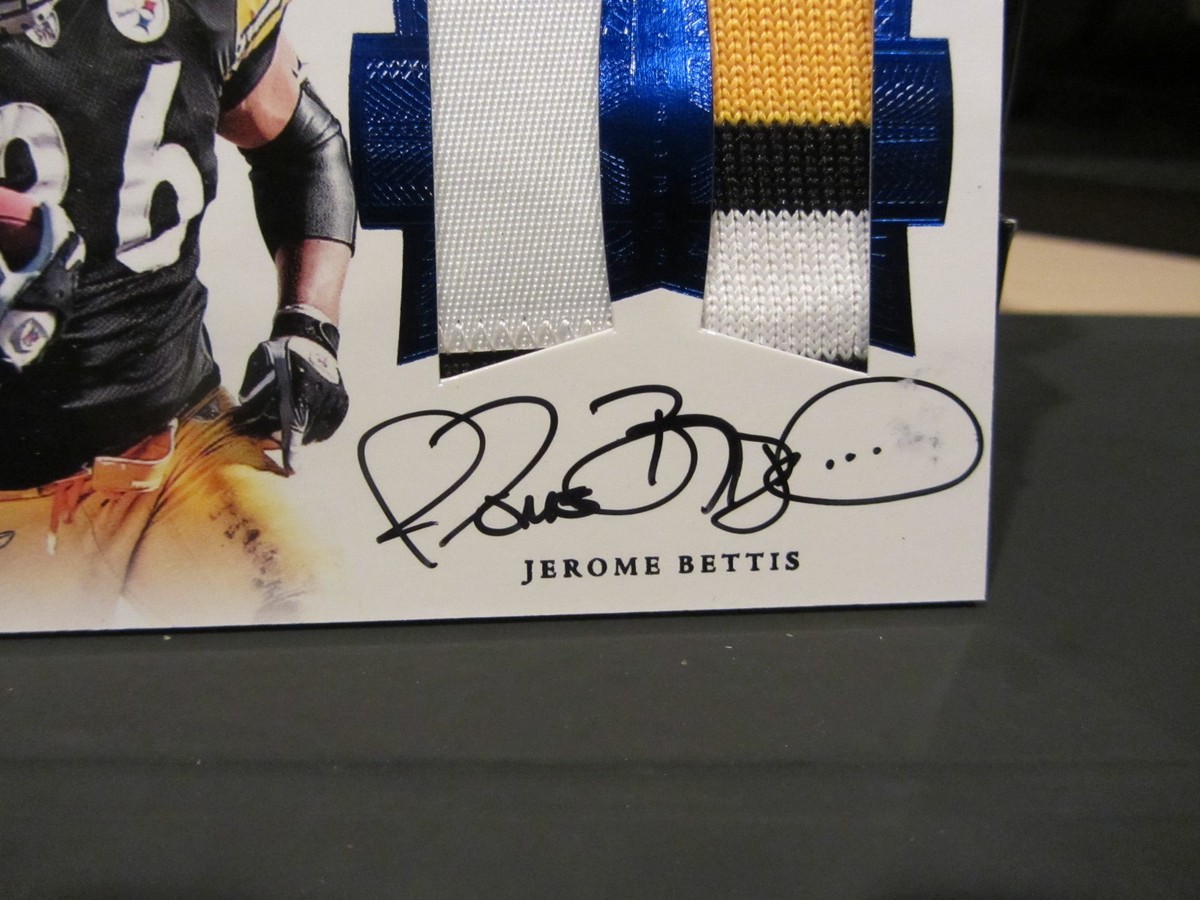 Panini Flawless On Card Autograph Worn Jersey Steelers
