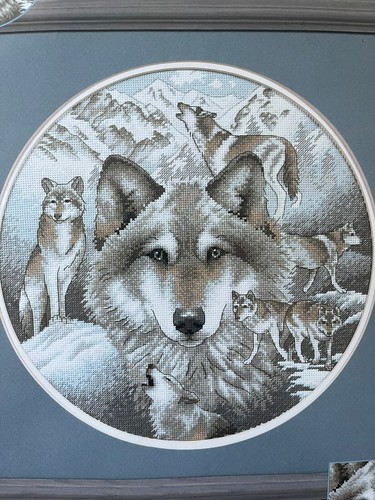 Call Of The Wolf Dimensions Counted Cross Stitch Kit 35084 Open Complete Casey - Picture 2 of 4
