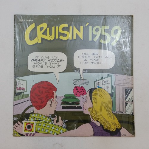 CRUISIN' 1959 Hunter Hancock KCFG Los Angeles INCM 2004 LP Vinyl VG+nr++ Shrink