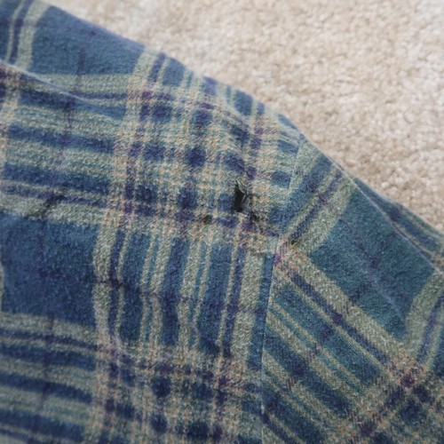 Basic Editions Quilt Lined Flannel Shirt Jacket Men's 2XL Plaid hooded workwear - Picture 11 of 13