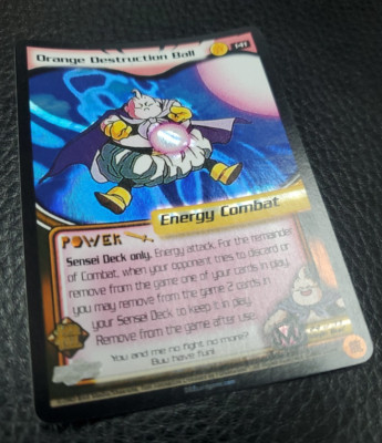 Limited Foil Orange Destruction Ball 141 Buu Saga DBZ Dragon Ball Z CCG Score
