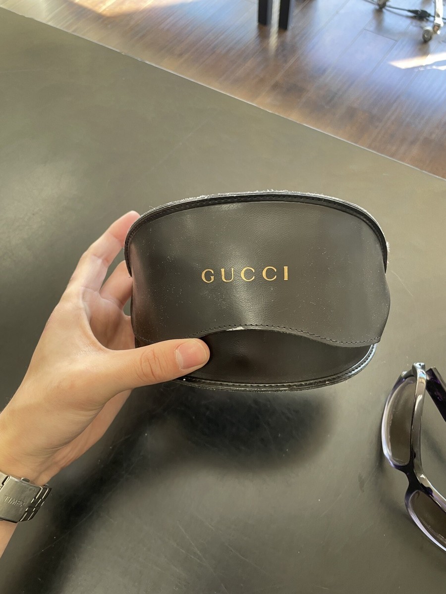 Gucci GG 2934 S AUTHENTIC BLACK FRAME PURPLE BIG LENSES | eBay