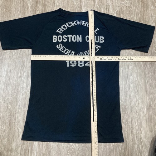 Boston Shirt S Vintage 80s Rock Band Concert Seoul Korea Album Tour Merch Tee - Picture 8 of 9