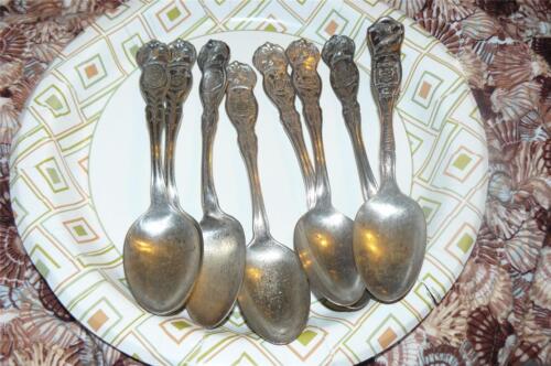 ANTIQUE SILVER PLATE WM ROGERS STATE SOUVENIR SPOON NEW YORK