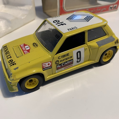 RENAULT 5 MID ENGINE TURBO MONTE CARLO RALLY CAR 1:22 POLISTIL DIECAST BOXED - Picture 13 of 19
