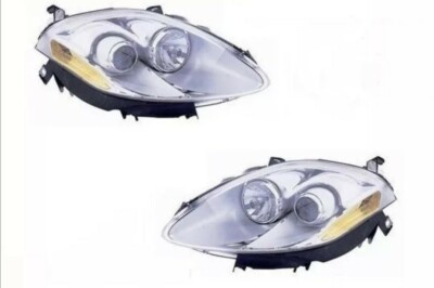 SET Coppia Fari Anteriori Per FIAT PANDA 169 (2003-2008) | Sinistro E Destro | Spinotto Giallo