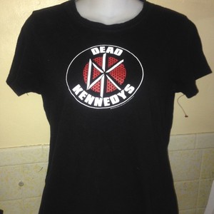 VINTAGE-DEAD-KENNEDYS-DK-LOGO-LADIES-FITTED-LARGE-T-SHIRT-PUNK-ROCK-2006-VTG