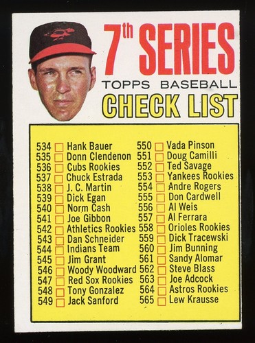 1967 Topps Baseball Cards, 250-532, Pick from List!, Complete your set! - Picture 166 of 167