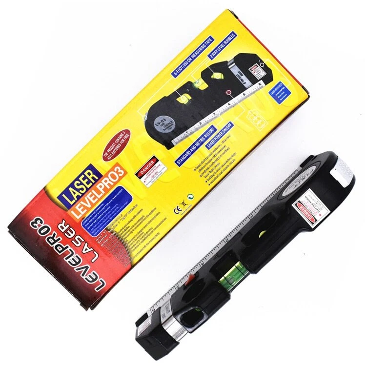 Multipurpose Laser Level Vertical Horizon Measuring Tape Aligner with Tripod pro