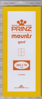Prinz/Scott Stamp Clear Mount Strips 265x70 mm Holders For US Jumbo Plate Blocks