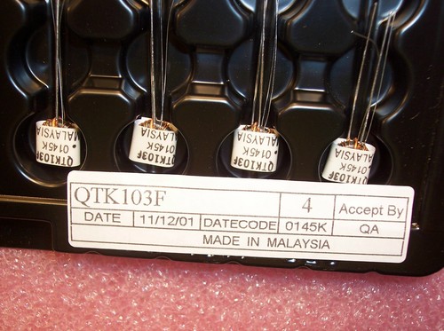 TRANSFORMADORES RADIALES DE 4 CABLES QTY (10) QTK103F PULSO DE LOTE ANTIGUO - Imagen 2 de 2