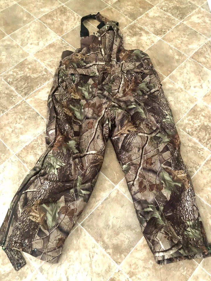 Remington XL Forest Real Tree Camo Insulated Overalls Hunting Bibs H2O Backpack - Image 4 of 4