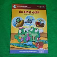LeapFrog LeapReader The Best Job Early Reading Series Book Short e