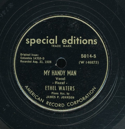 78tk-Blues-SPECIAL EDITIONS 5014-Ethel Waters-(Do what U did last night/My Handy - Picture 2 of 2