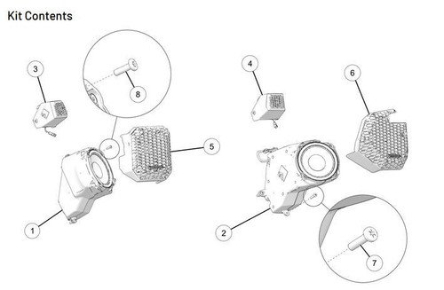 2025 Genuine Polaris RZR PRO S/4 R/4 XP/4 Dash Speaker Kit 2891254 - Bild 2 von 2