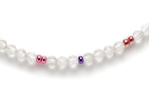 Spinell Armband - Bergkristall Armband 3mm - mit Glasperlen Miyuki - 925 Silber - Picture 22 of 37