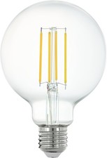 Eglo Connect.z Smart Home E27 LED Filament Light Bulb, G95, ZigBee, app and Voi