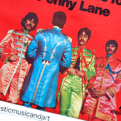 RARE PAUL IS DEAD COVER THE BEATLES STRAWBERRY FIELDS PENNY LANE 7