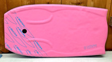 Vintage Old School Morey Mach9 Body Boogie Board Pink Blue White Bodyboard