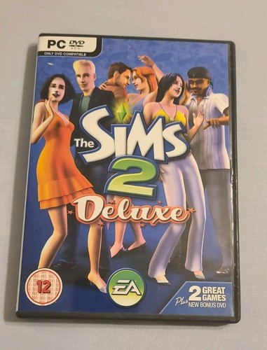 Sims 2: Deluxe (PC, 2007) UK Version 2-Disc Win 98/XP With Manual Import RARE - Picture 1 of 5