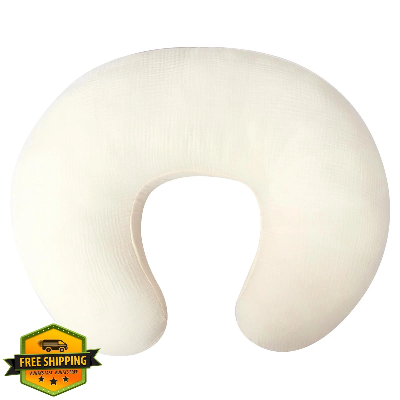 OWLOWLA Nursing Pillow Cover Cotton Cream
Opens in a new window or tab