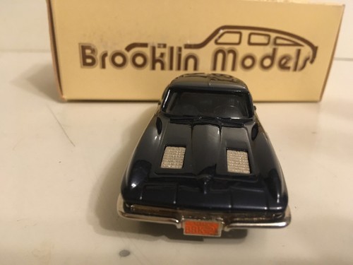 BROOKLIN 1963 CORVETTE STINGRAY COUPE BRK. 21 BLUE *in box - Picture 2 of 6