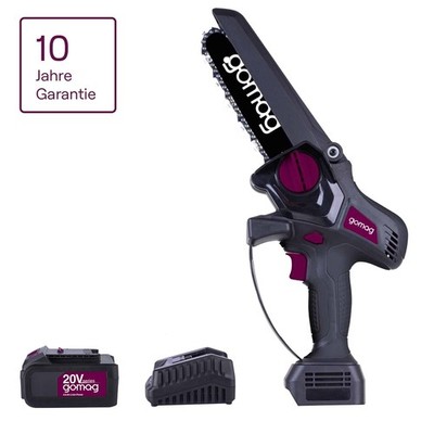 Gomag Akku Gehölzschneider GO-GS150 20V 150mm 4,0 Ah Akku & Ladegerät