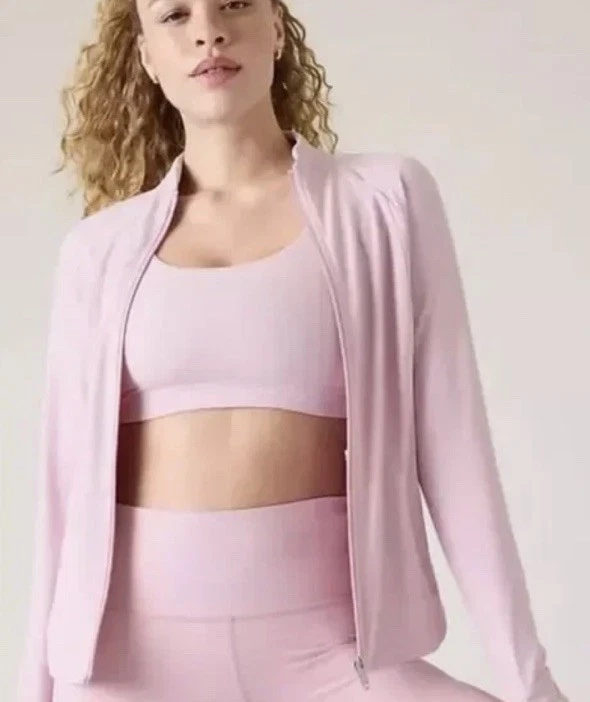 NWT ATHLETA Salutation Jacket  Plus 1X | Begonia Pink #657490 NEW - Image 2 of 4