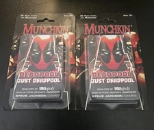 Lot Of 2 -Munchkin Sealed Just Deadpool Expansion Pack  Steve Jackson Games RARE