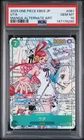 2025 ONE PIECE JAPANESE MANGA ALTERNATE ART EB03-061 UTA PSA 10