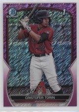 2023 Bowman Chrome Prospects Fuchsia Shimmer Refractor /199 Cristofer Torin 0qc1