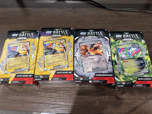 4x Pokemon EX Battle Deck