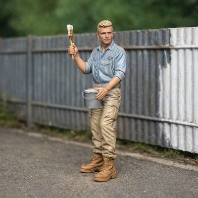 Trackside Painter | Resin Figur