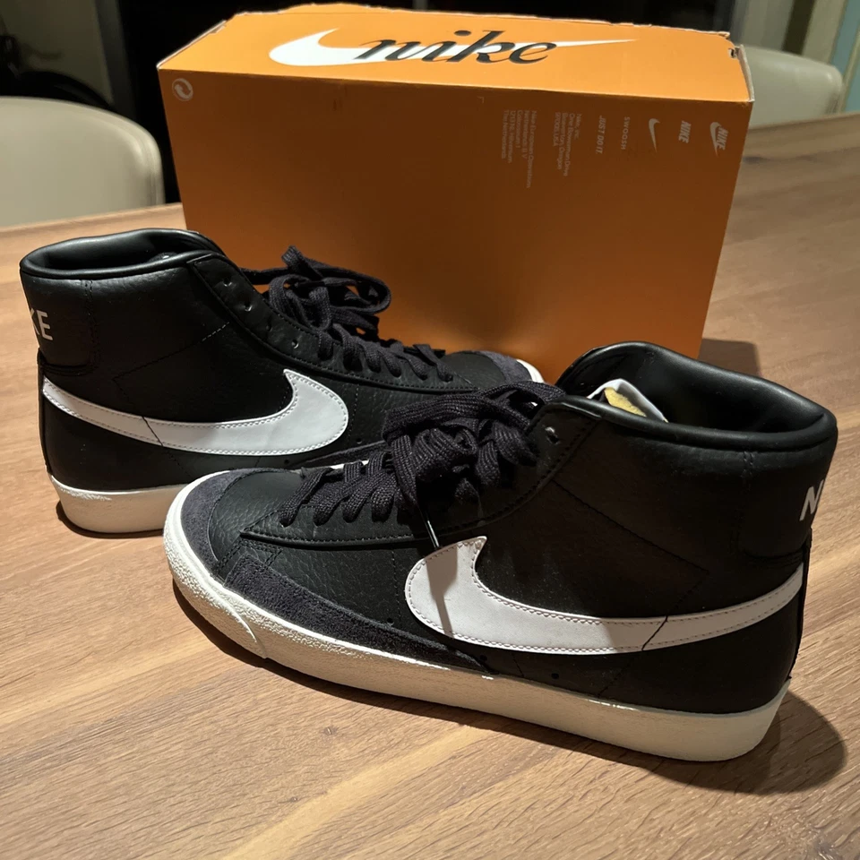 Nike Blazer Mid 77 Vintage Black Sail BQ6806-002 Mens NEW Size 9.5 - Image 3 of 4