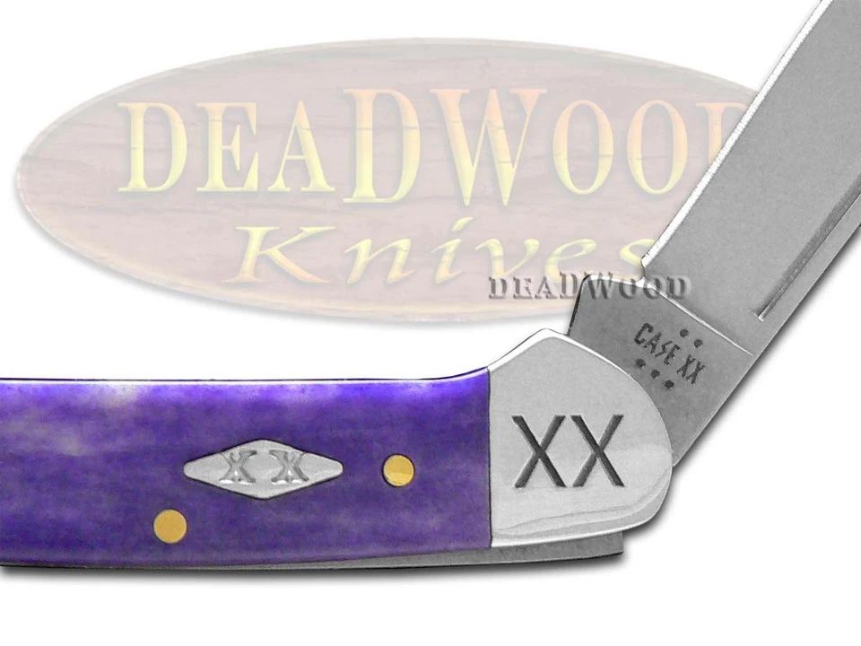 Case xx Knives Butterbean Ultra Violet Bone 12509 Stainless 1/500 Pocket Knife - Image 2 of 4