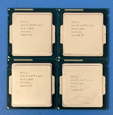 Intel Core i5-4570 CPU @ 3.20GHz (Lot of 4)