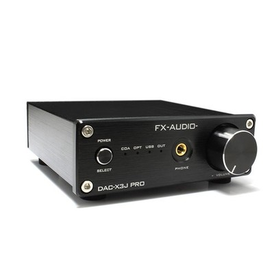 FX-AUDIO- DAC-X3J PRO [Black] Hi-Res DAC ES9023P USB bus power drive High power