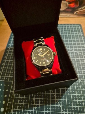 Cestrian Master Series Automatik Schwarz Saphirglas Seiko NH35 Edelstahl GADA
