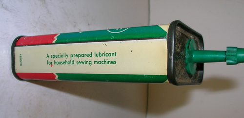 Ancien bidon d'huile Singer machine à coudre lubrifiant huile pratique 39 cents 4 oz années 60 - Photo 5/7
