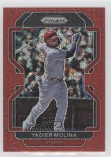 2022 Panini Prizm Tier II Red Mojo Prizm 46/149 Yadier Molina #175 05dl