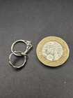 Sterling silver vintage wedding and engagement ring charm/Pendant 1.51g