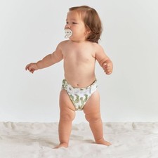 Honest - Cotton Muslin Hybrid Reusable Cloth Diaper Cover - Large - 22-40 lbs