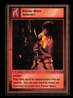 Power Blow Nefertiri Highlander: The Card Game Trading Card  CCG