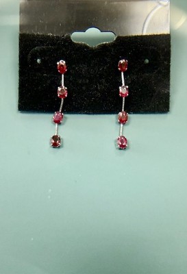 PT900 Rubin baumelnd Gesamtkarat seine je 1,5 0,75ct
