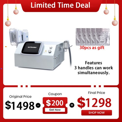 #ad 3 Handles Freezing Double Chin Removal Cool Therapy Body Care Beauty Machine $1298.00