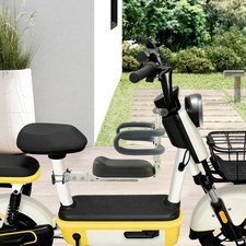 Grey Child Carrier Electric Scooter Chair Electric Scooter Seat with Guardrail