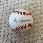 Multi HOF Signed AOL Baseball JSA Auto Ray Dandridge Monte Irvin Enos Slaughter