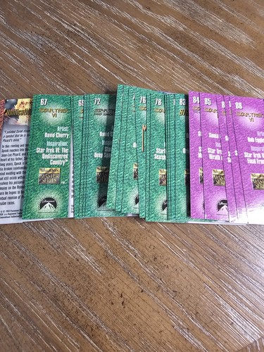 Star Trek 1993 Skybox Master Series Trading Cards 2 Complete Sets Total Of 180 - Picture 6 of 9