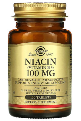 NaturesPlus Niacin 100mg B3 Vitamin New Sealed Exp 06/2026